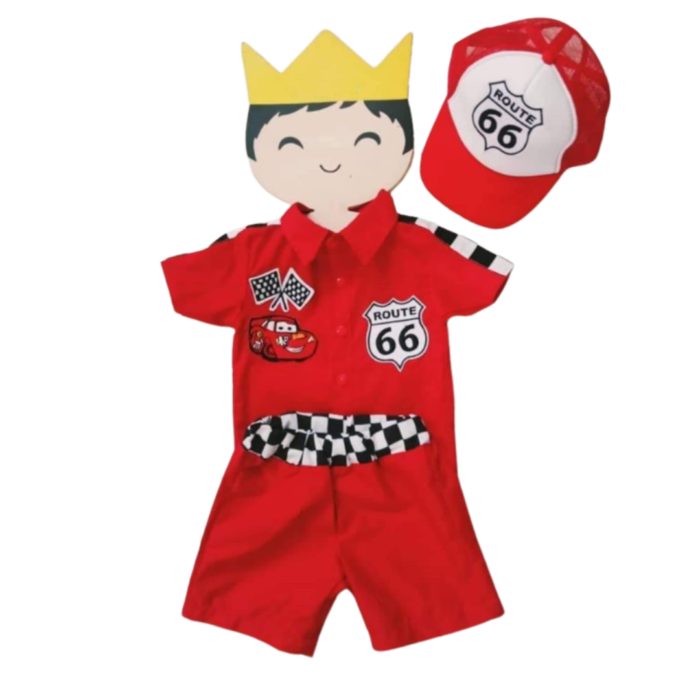 Little Racer Birthday Theme Outfit – The Ultimate First Birthday Outfit for Your Little Champion - Image 3